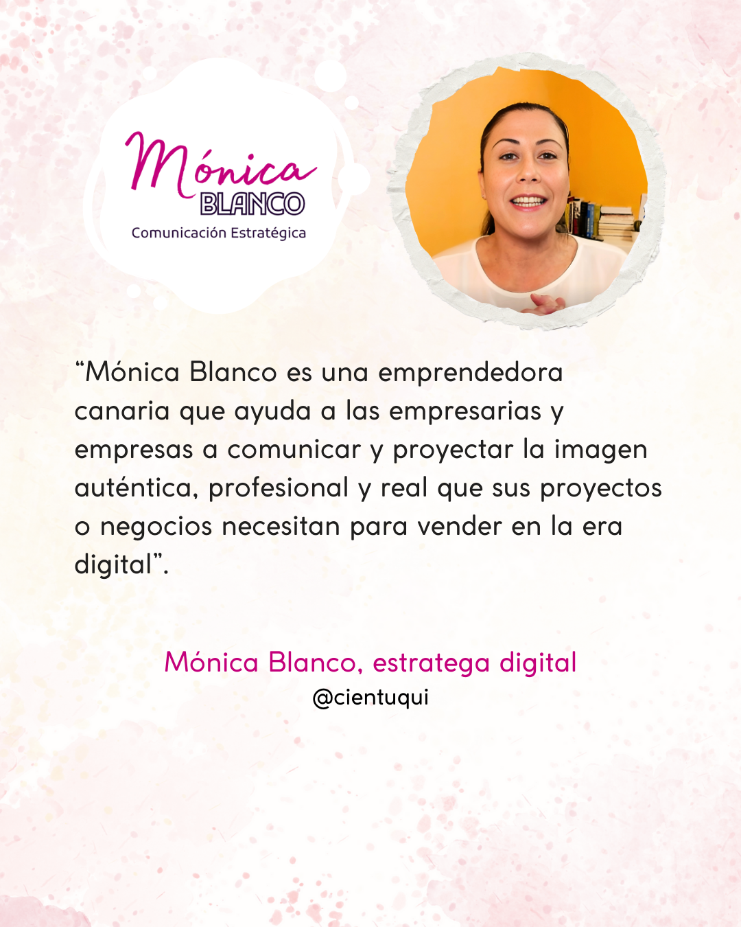 "Mónica Blanco" Científica especializa en Marketing y Comunicación Estratégica, Marca Canaria Patrocinadora de los Pódcast de Guanchipedia 2025